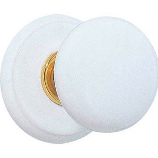 Dummy, Porcelain Rosette, Ice White Knob, US10B