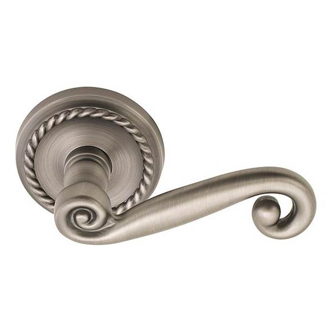 Concealed, Passage, Rope Rosette, Rustic Lever, US10B