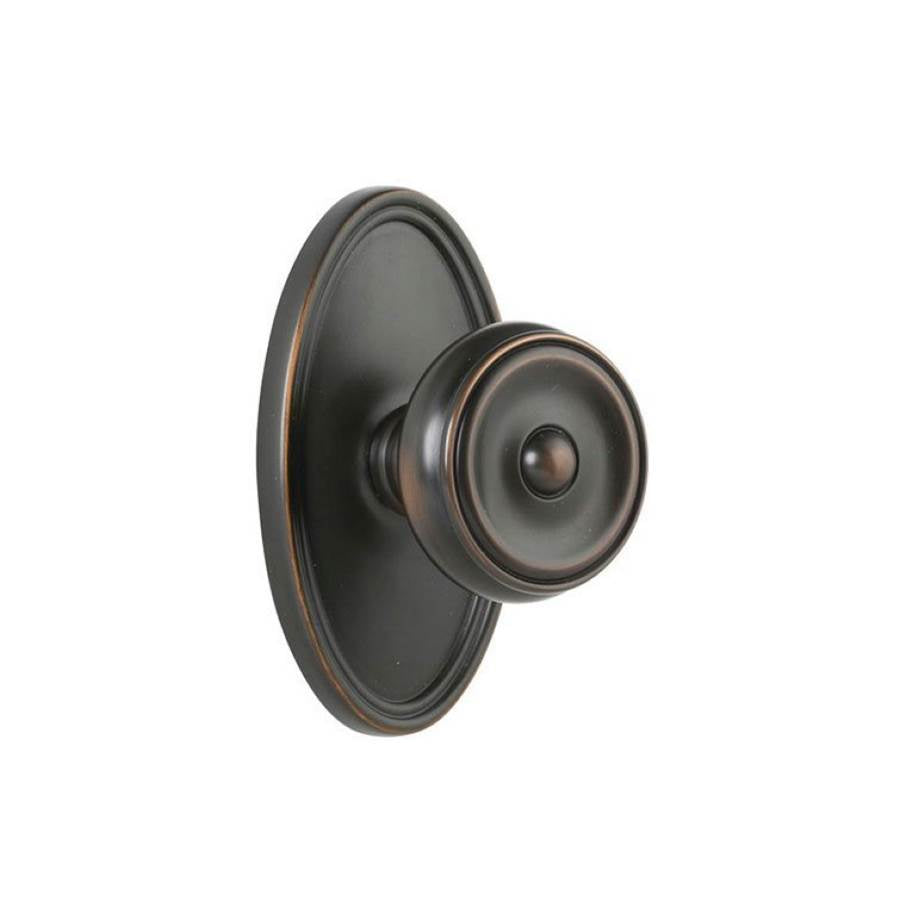 Privacy, Oval Rosette, Waverly Knob, US10B