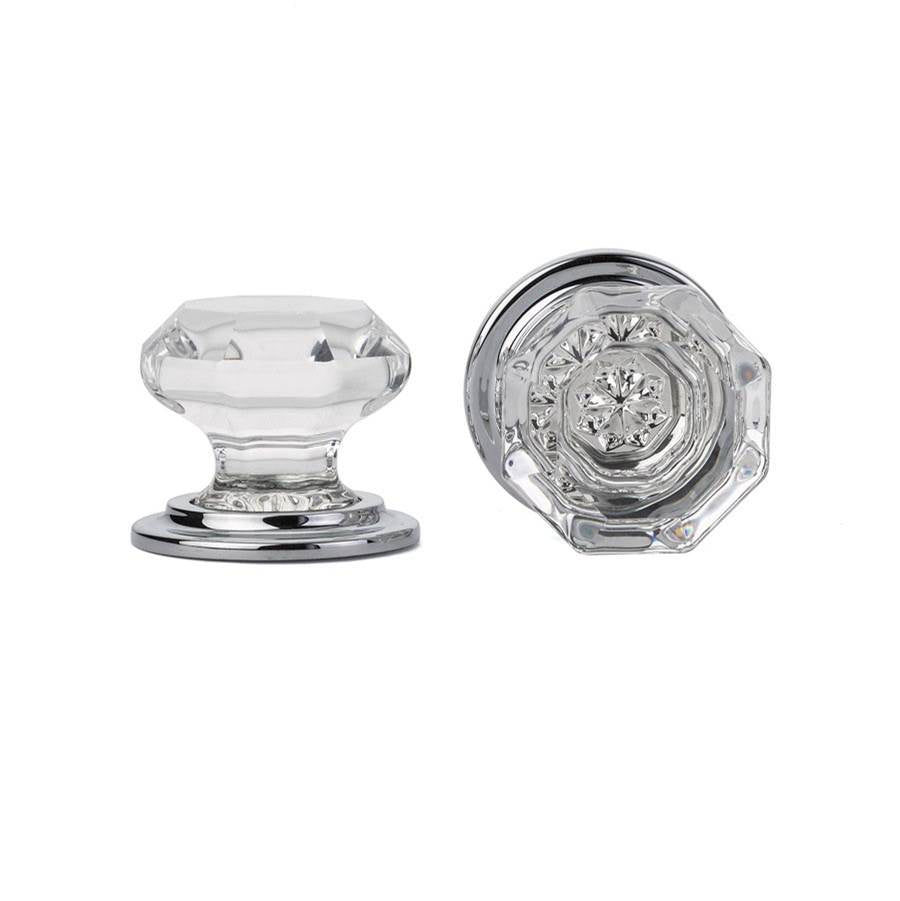 Emtek - Old Town Glass Wardrobe Knob, 1-3/4'', US7 - French Antique