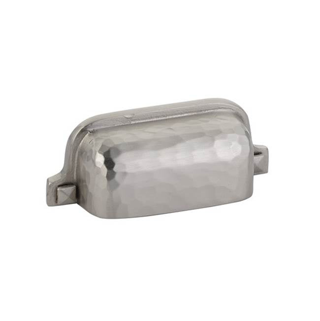 Emtek - Hammered Bin Pull, 3'' C-C, US15 - Satin Nickel