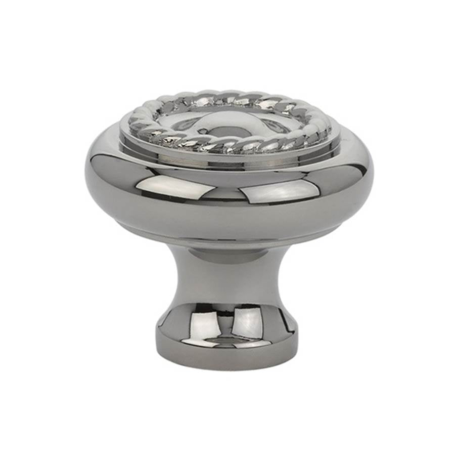 Emtek - Cabinet Knob, Brass Rope, 1-3/4'', US14 - Polished Nickel