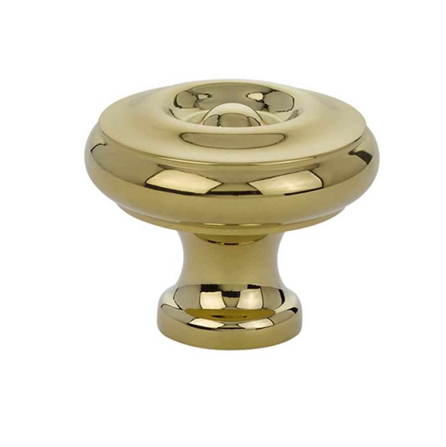 Emtek - Cabinet Knob, Waverly, 1'', US3NL - Unlacquered Brass