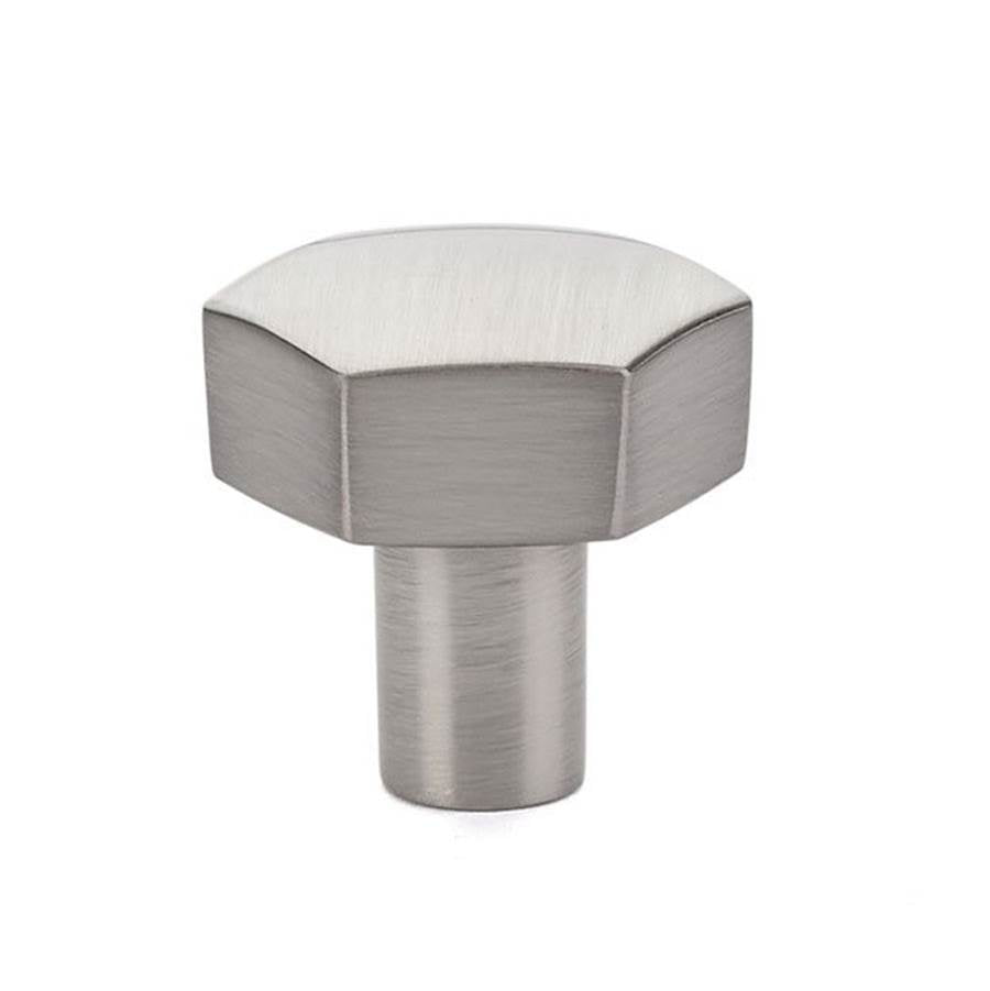 Emtek - Mod Hex Knob, Cabinet, 1-1/8'', US15 - Satin Nickel
