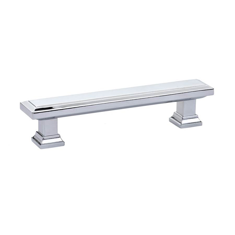 Emtek - Geometric Rectangular Pull, 12'', US26 - Polished Chrome
