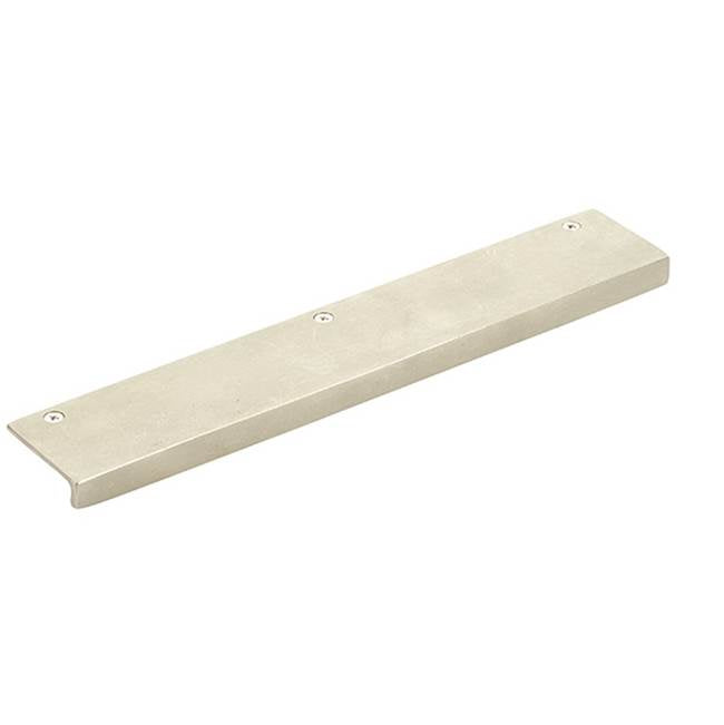 Emtek - Rustic Modern Edge Pull, 1-1/2'' C-C, TWB - Tumbled White Bronze