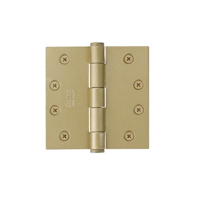 Emtek - 9200 Hinge, Stl, HD, SqCr, 4.5, US4 - Satin Brass