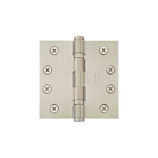Emtek - 9400 Hnge, Stl, HD BB, SqCr, 4, US4 - Satin Brass