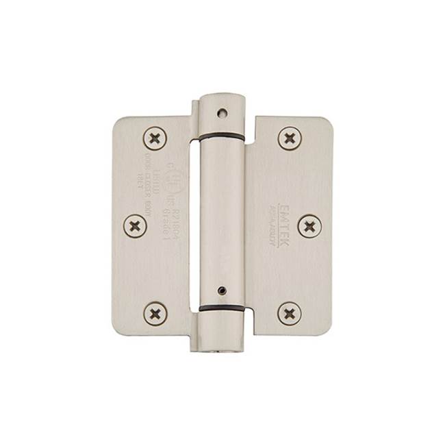 Emtek - Spring Hinge, 1/4R, 3.5, US4 - Satin Brass