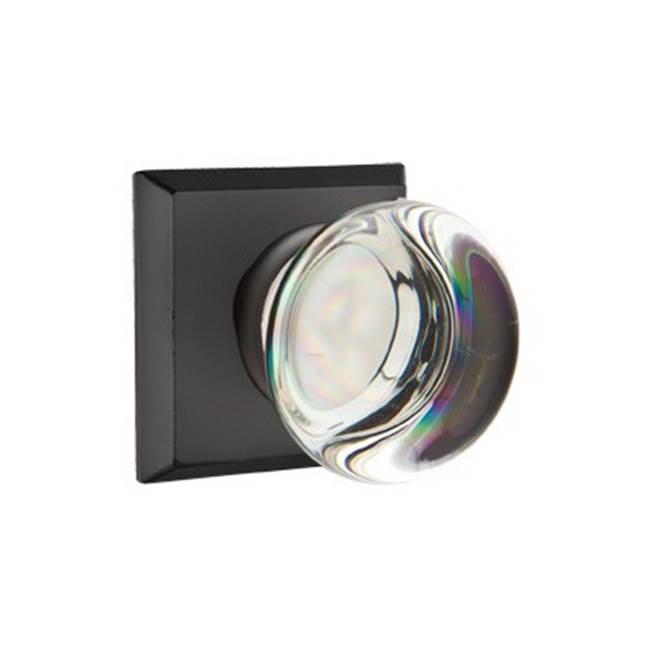 Concealed, Privacy, No.6 Rosette, Providence Crystal Knob, FB