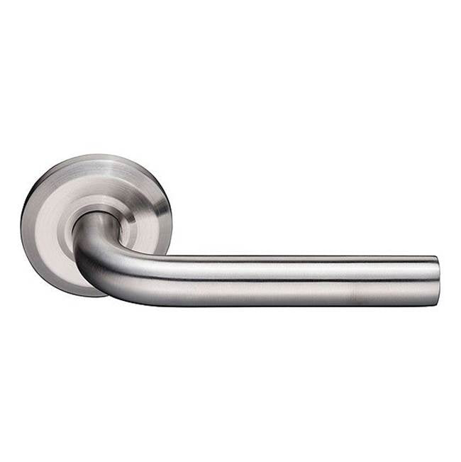 Concealed, Passage, Stainless Steel Disk Rosette, Stainless Steel Kiel Lever, SS
