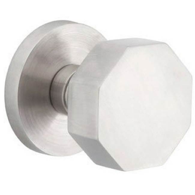 Concealed, Privacy, Stainless Steel Disk Rosette, Stainless Steel Octagon Knob, SS