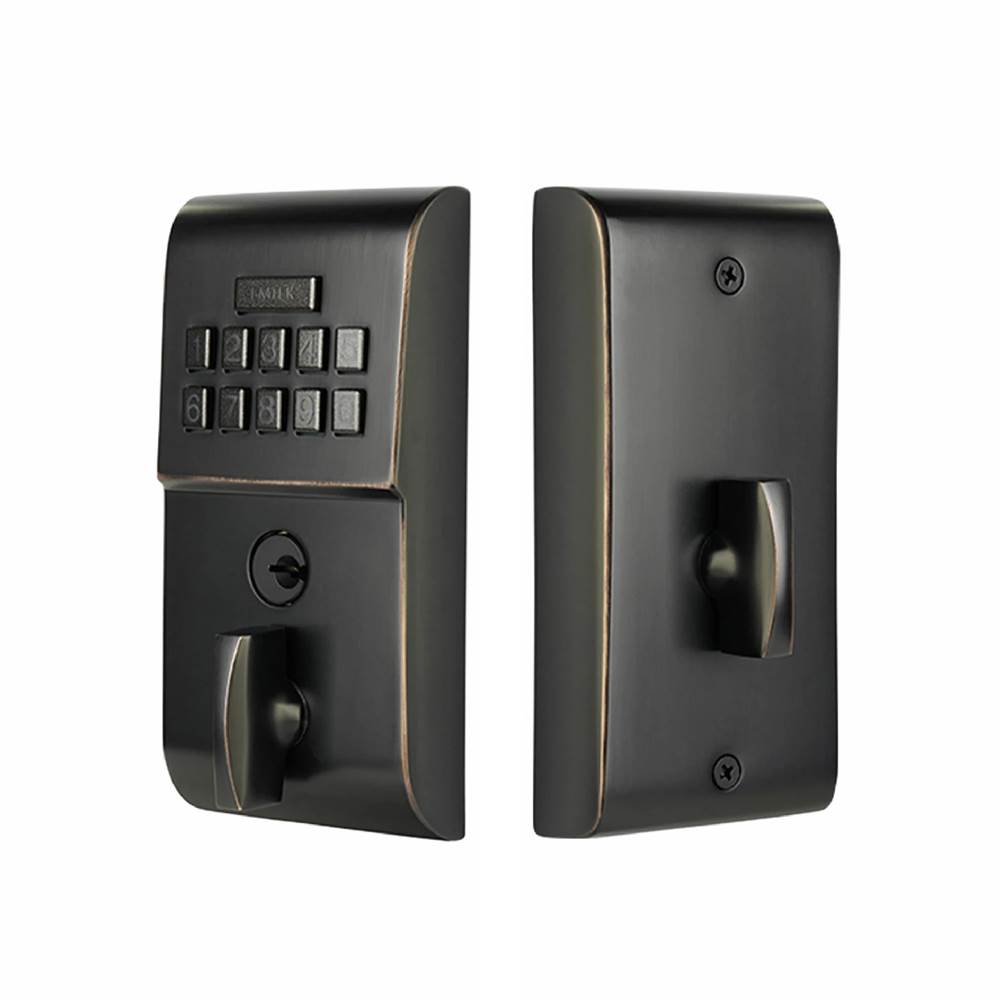 Emtek - Modern Keypad Deadbolt, US10B - Oil Rubbed Bronze