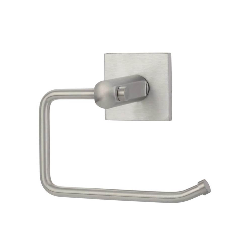 Emtek - BAR PAPER HOLDER, No.3 SQ. ROS SS - Brushed Stainless Steel