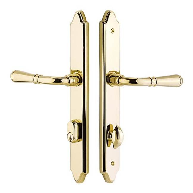 Emtek - Entry KyOS, Stretto, Concord 11'' Plt, Myles Lvr, RH, US3NL - Unlacquered Brass