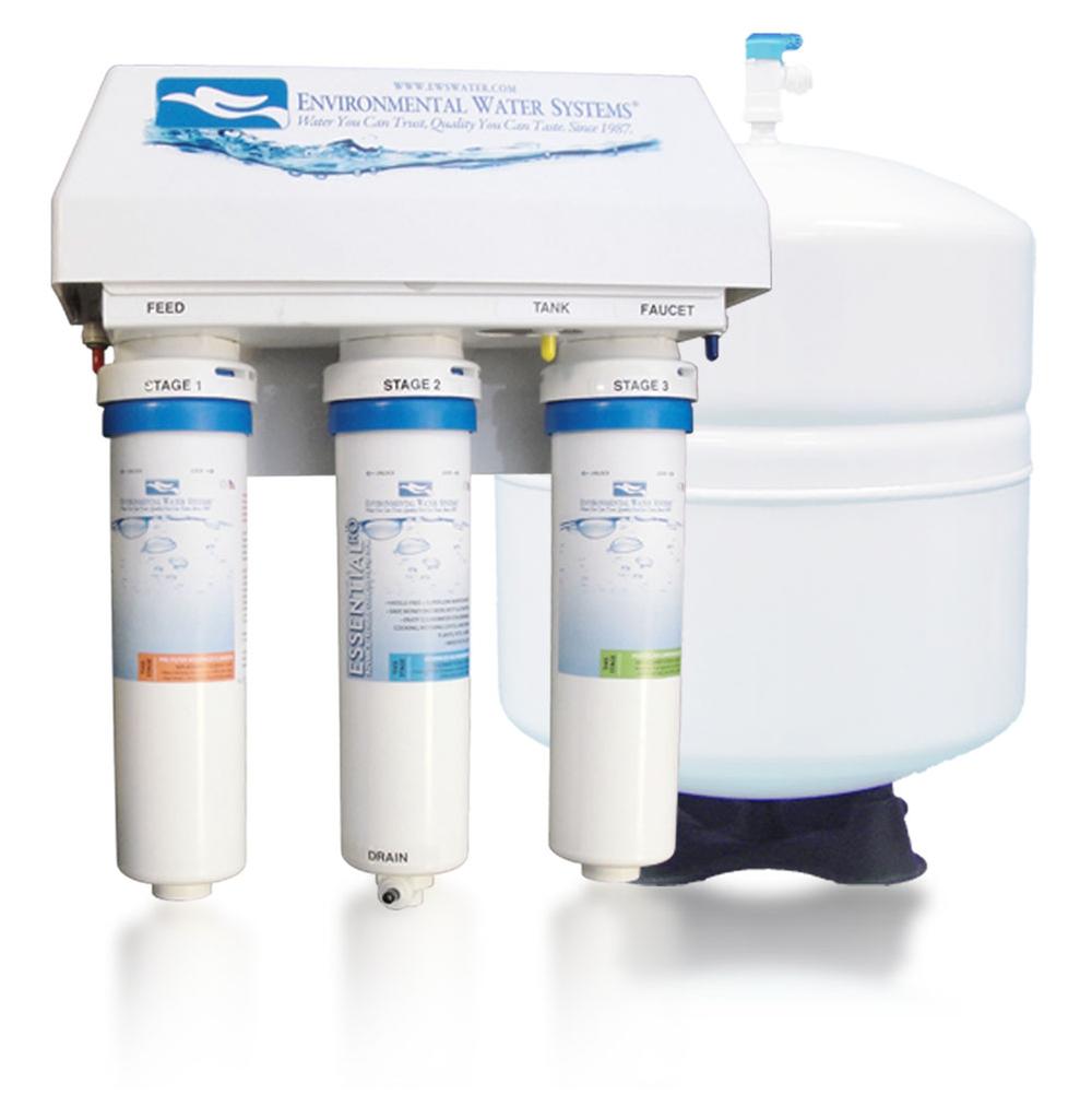 Environmental Water Systems - EWS Essential Series Reverse Osmosis Under