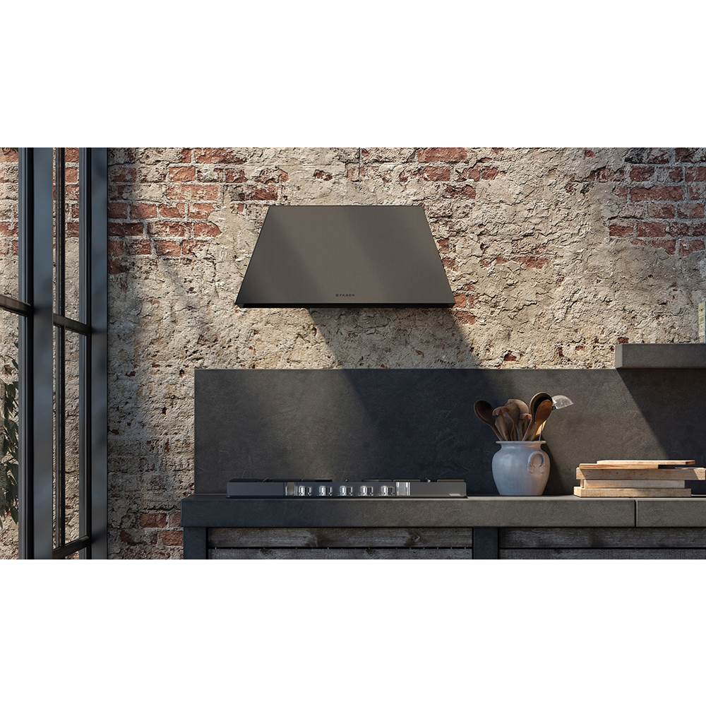 Faber - Designer Series Wall Hood Painted Black with 600 cfm Class Blower, 36'' W - Black Matte
