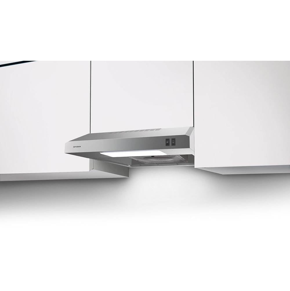Faber - 24'' Wide Under Cabinet Hood Stainless Steel With 200 Cfm Class Blower (Ducted / Ductless)