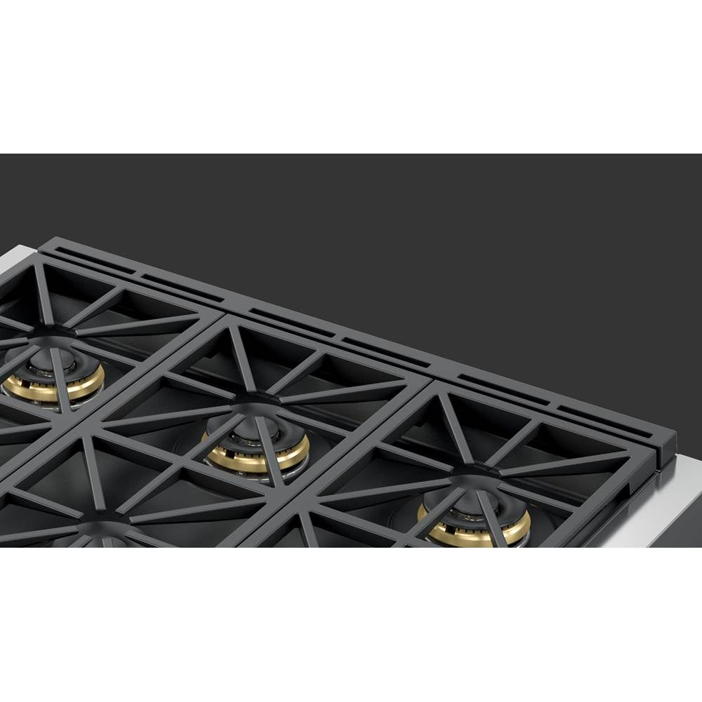 Fulgor Milano - 36'' Back Guard - Cast Iron Island Trim - Black
