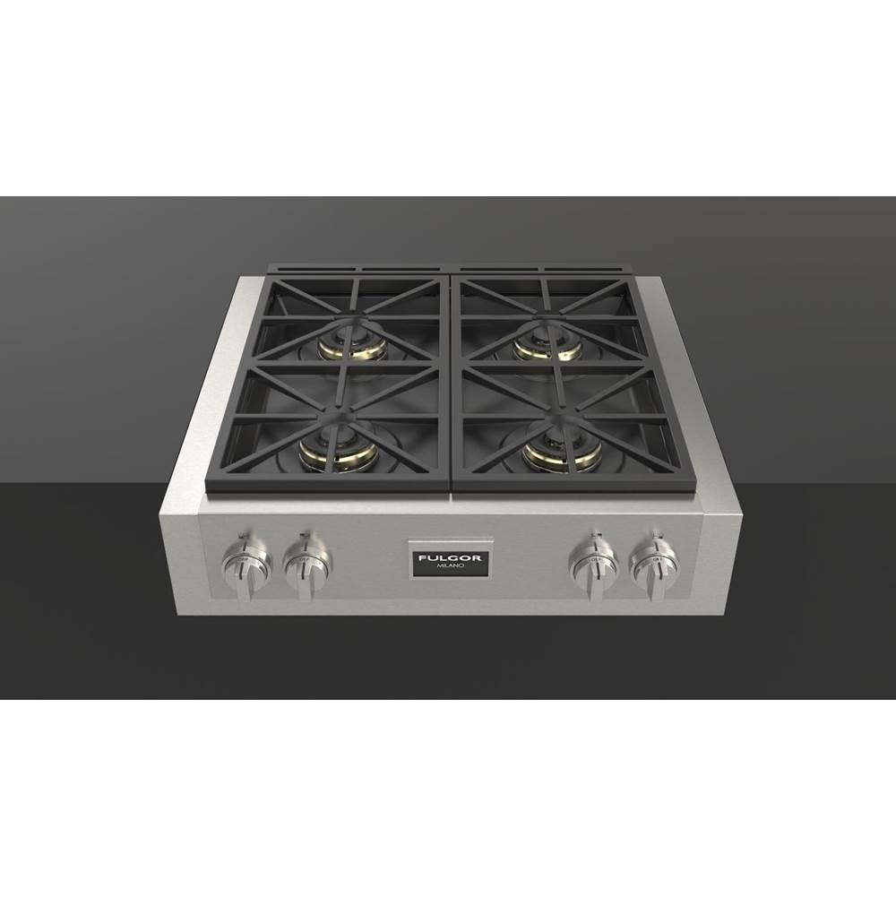 Fulgor Milano - 30'' 600 Sofia Pro Series All Gas Range Top - Stainless Steel