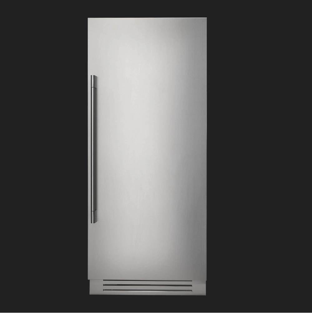 Fulgor Milano - 36'' Rh - Stainless Cladded Bottom Compressor Column - Refrigerator - Stainless Steel