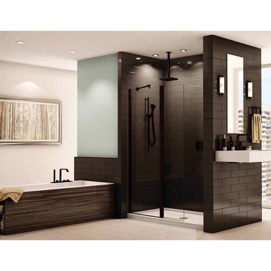 Fleurco - SIENA SHOWER/MATTE BLACK/CLEAR - Matte Black