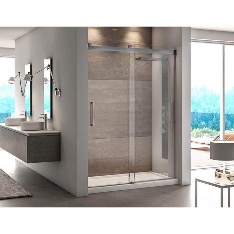 Fleurco - MERCURY INLINE 48W/BRUSHED NICKEL/LEFT/79H/SEKUR+ - Brushed Nickel