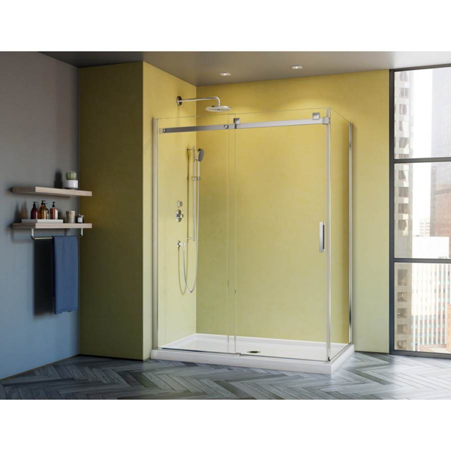 Fleurco - SKYLINE 2SIDED/54x36/R INL x R RET/CHROME/75H/SEKUR+ - Chrome