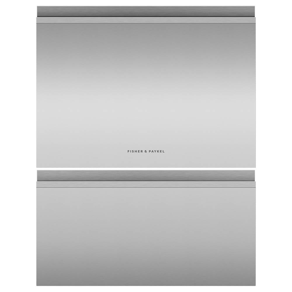Fisher & Paykel - Stainless Accessory Doors for Double, Tall, Panel Ready, Recessed Handle