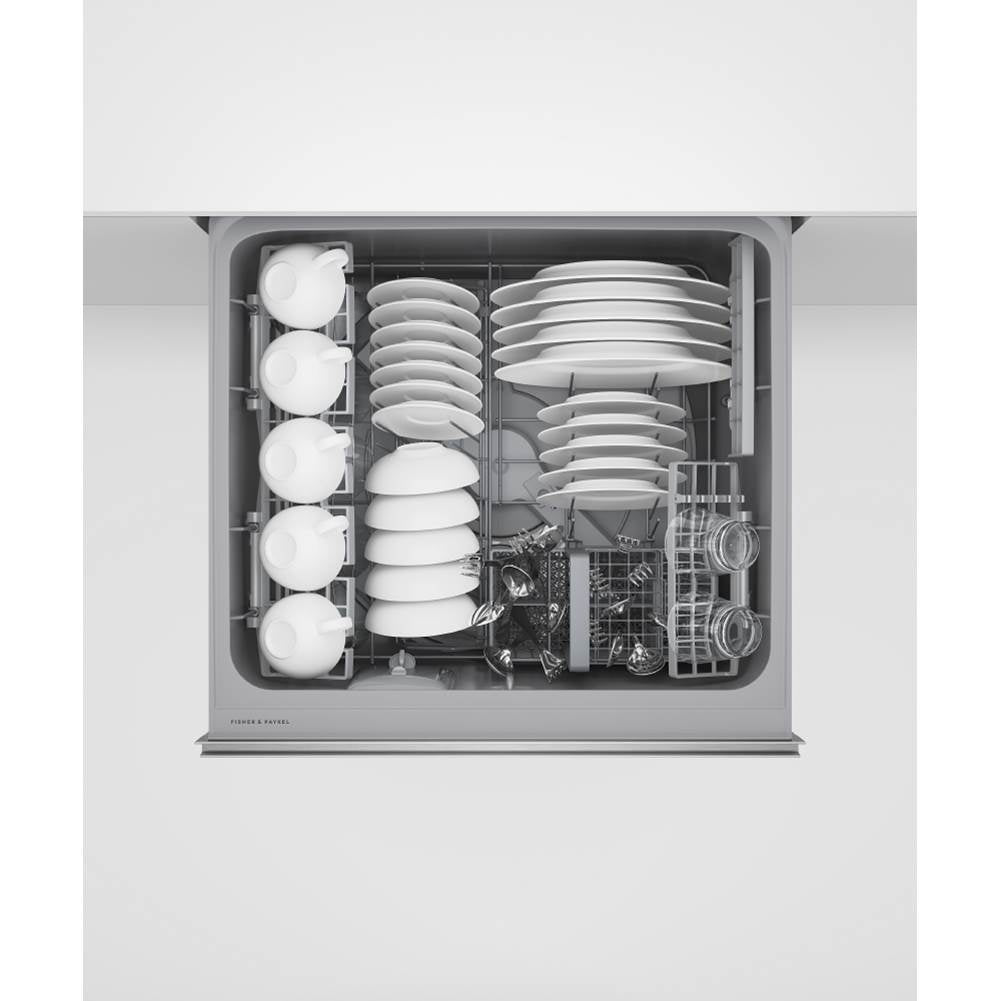 Stainless Steel, Tall, 14 place settings, Recessed Handle