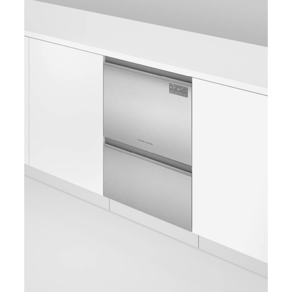 Stainless Steel, Tall, 14 place settings, Recessed Handle