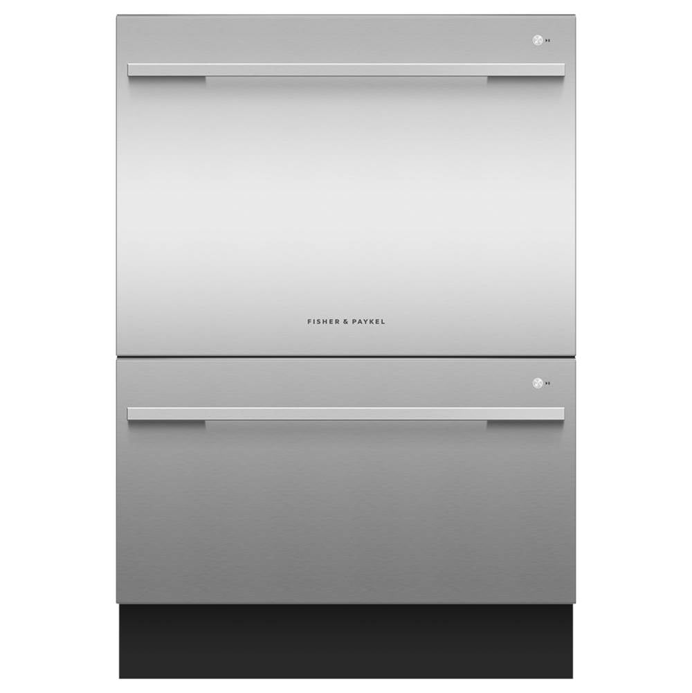 Fisher & Paykel - Stainless Steel, Tall, 6 Wash Cycles, 14 Place Settings, Contemporary Handle - Stainless Steel