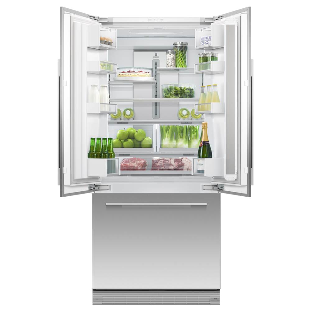 32'' French Door Refrigerator Freezer, 72'' H, 14.7 cu ft, Panel Ready, Ice Only