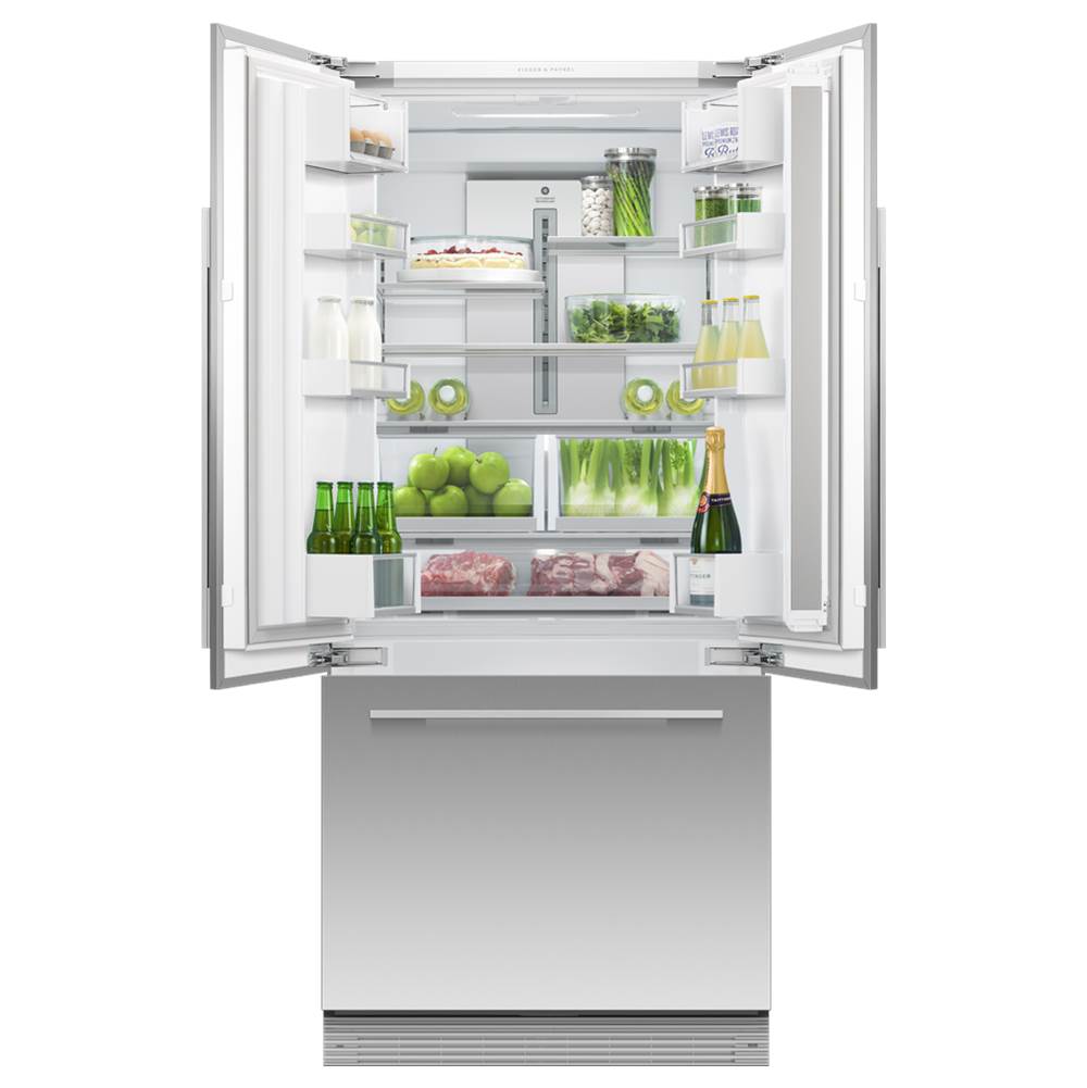 32'' French Door Refrigerator Freezer, 72'' H, 14.7 cu ft, F&P Stainless Panel Req, Ice & Internal Water Requires - RD3272AU UB