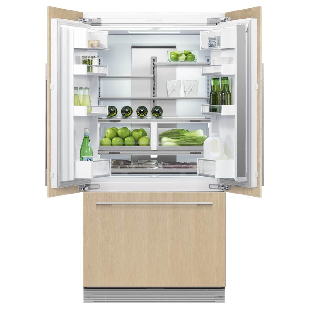 36'' French Door Refrigerator Freezer, 72'' H, 16.8 cu ft, Panel Ready, Ice Only