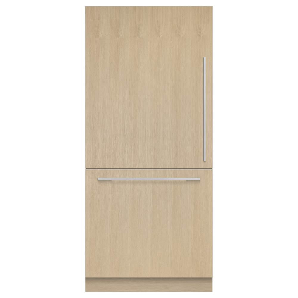 Fisher & Paykel - 36'' Bottom Mount Refrigerator Freezer, 80'' H, 16.8 cu ft, Panel Ready, Ice Only, Left Hinge
