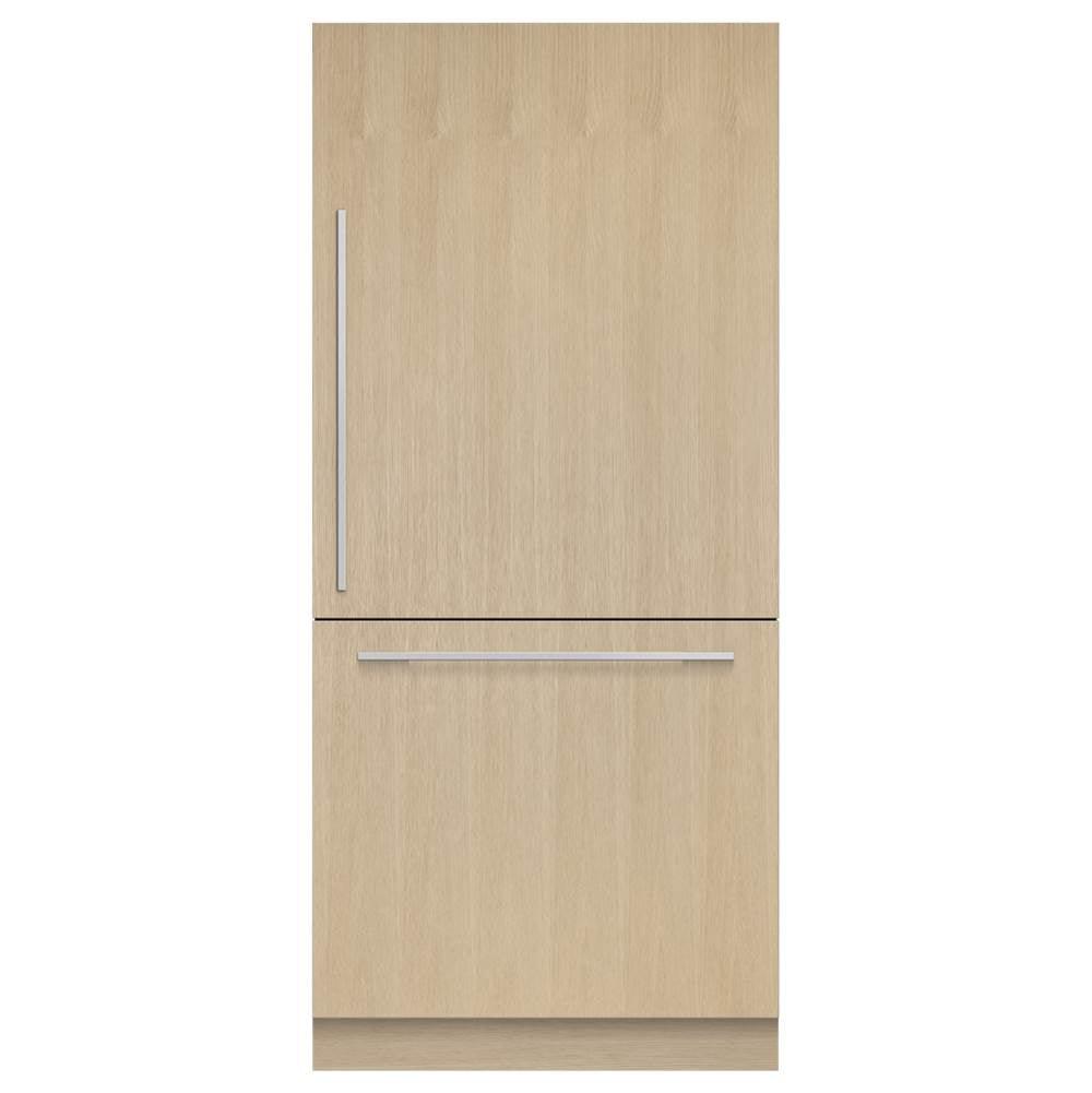 Fisher & Paykel - 36'' Bottom Mount Refrigerator Freezer, 80'' H, 16.8 cu ft, Panel Ready, Ice Only, Right Hinge