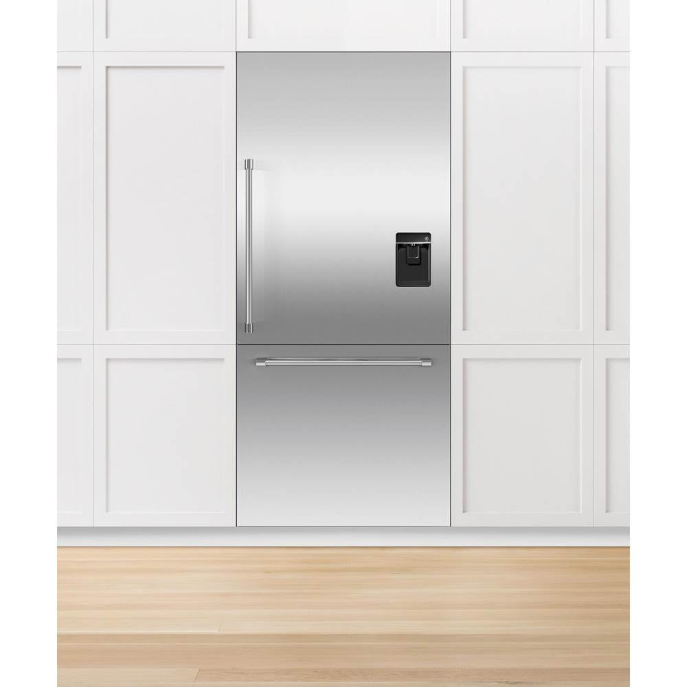36'' Bottom Mount Refrigerator Freezer, 80'' H, 16.8 cu ft, F&P Stainless Panel Req, Ice and External Water Requires - RD3680WRU or RD3684WRU