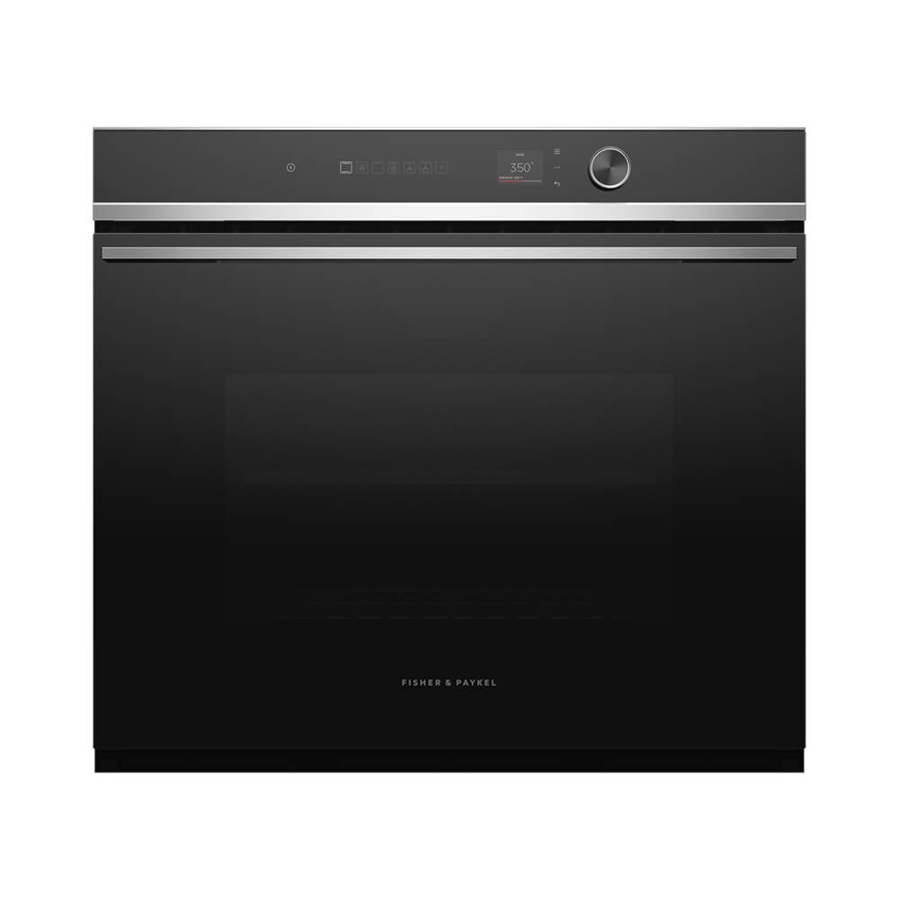 Fisher & Paykel - 30'' Oven, 14 Function, Touch Display with Dial, Self-cleaning - New Contemporary Styling - Stainless Steel