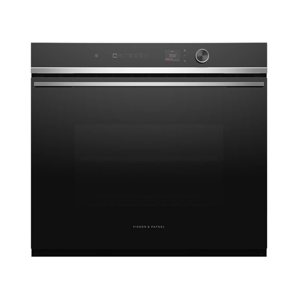 Fisher & Paykel - 30'' Oven, 17 Function, Touch Display with Dial, Self-cleaning - New Contemporary Styling - Stainless Steel