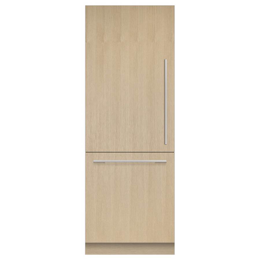 Fisher & Paykel - 30'' VTZ Column Bottom Mount Refrigerator Freezer, Panel Ready, 15.9 cu ft, Stainless Interior, Ice & Internal Water, Left Hinge - Panel Ready
