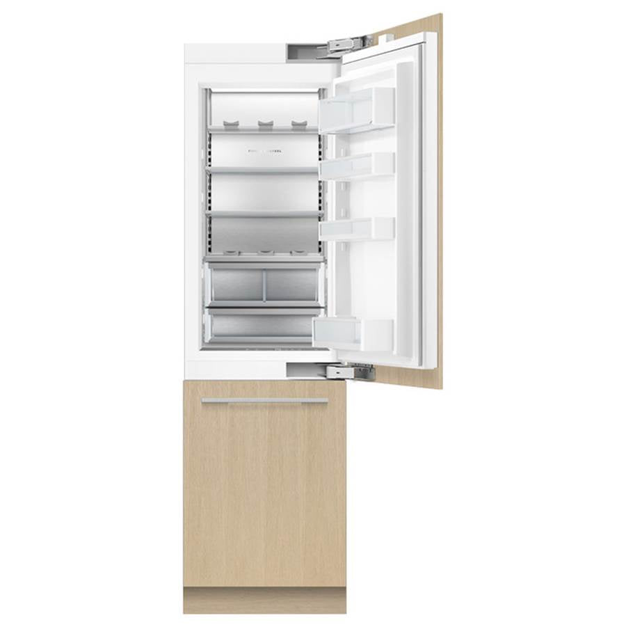 24'' VTZ Column Bottom Mount Refrigerator Freezer, Panel Ready, 12.1 cu ft, Stainless Interior, Ice & Internal Water, Right Hinge