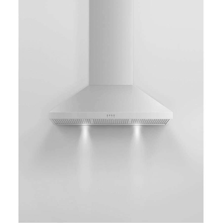 36'' Pyramid Chimney Wall Hood, 600 CFM, Stainless Steel