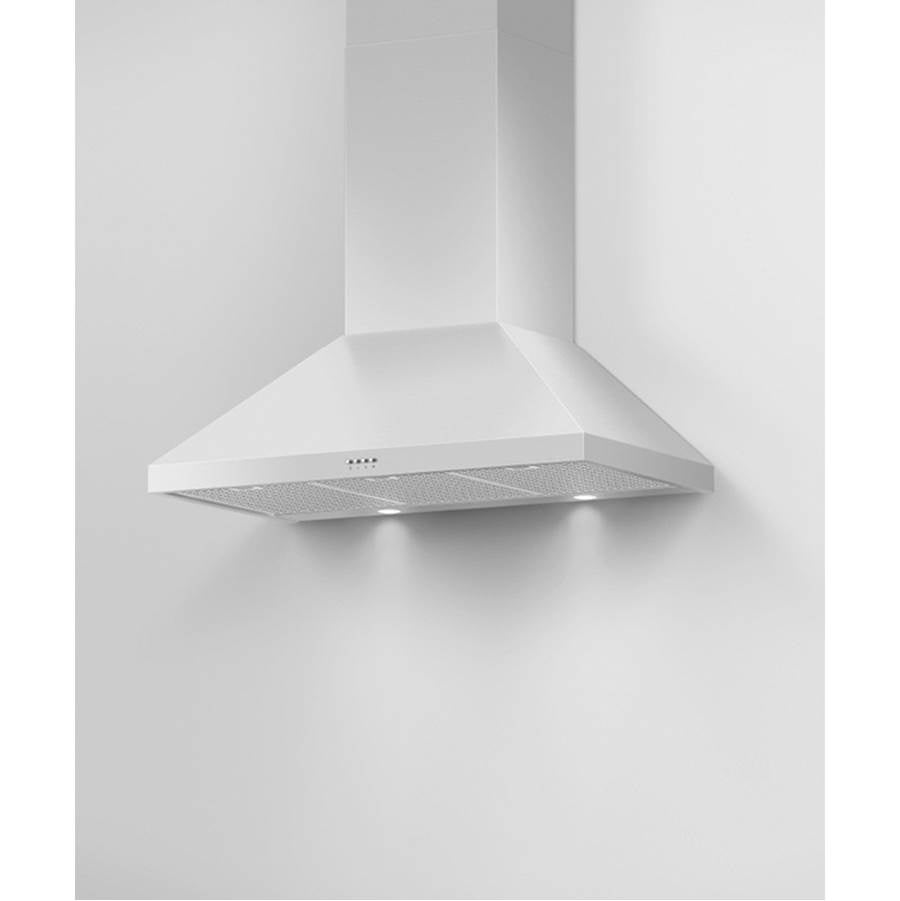 36'' Pyramid Chimney Wall Hood, 600 CFM, Stainless Steel