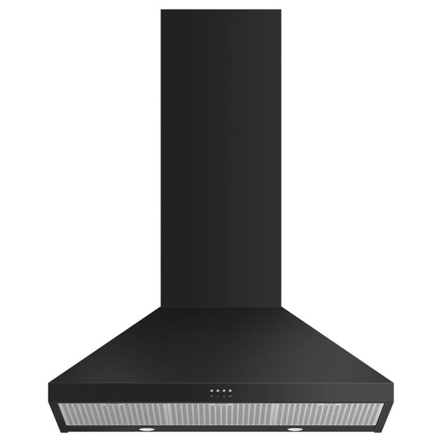 36'' Pyramid Chimney Wall Hood, 600 CFM, Stainless Steel