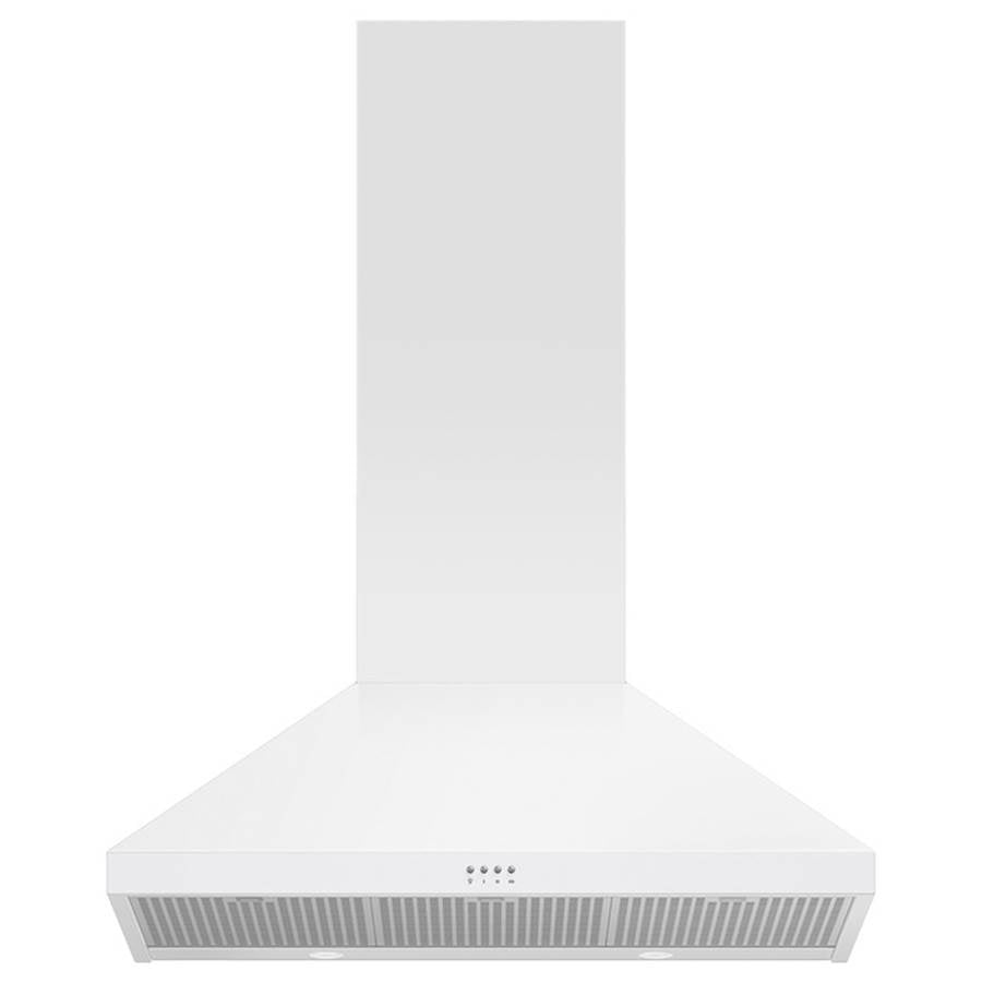36'' Pyramid Chimney Wall Hood, 600 CFM, Stainless Steel