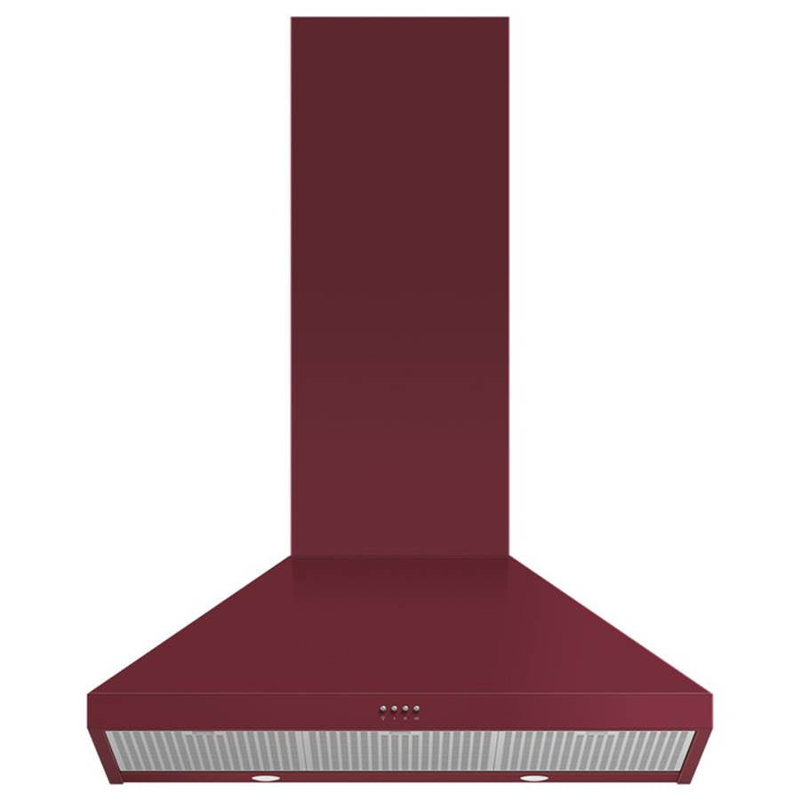 36'' Pyramid Chimney Wall Hood, 600 CFM, Stainless Steel