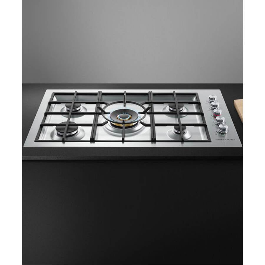 36'' Cooktop, 5 Burners, Flush Fit, Natural Gas