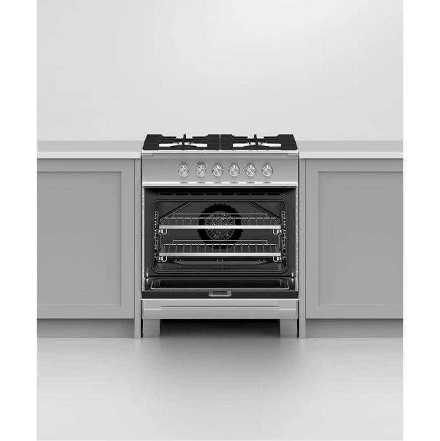 30'' Range, 4 Burners, Stainless Steel