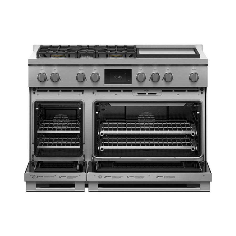 48' Range, 5 Burners with Griddle, Self-cleaning, LPG